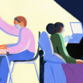 Why do students feel stressed in online learning?