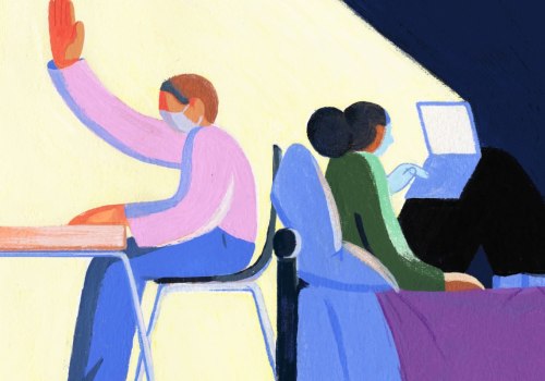 Why do students feel stressed in online learning?